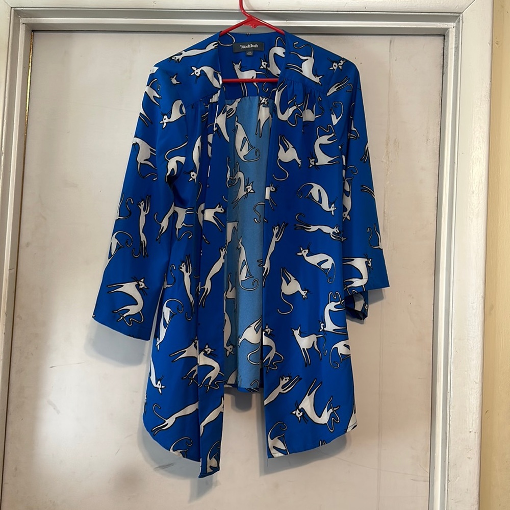 ModCloth cat shrug - “Breezy Bliss” kimono